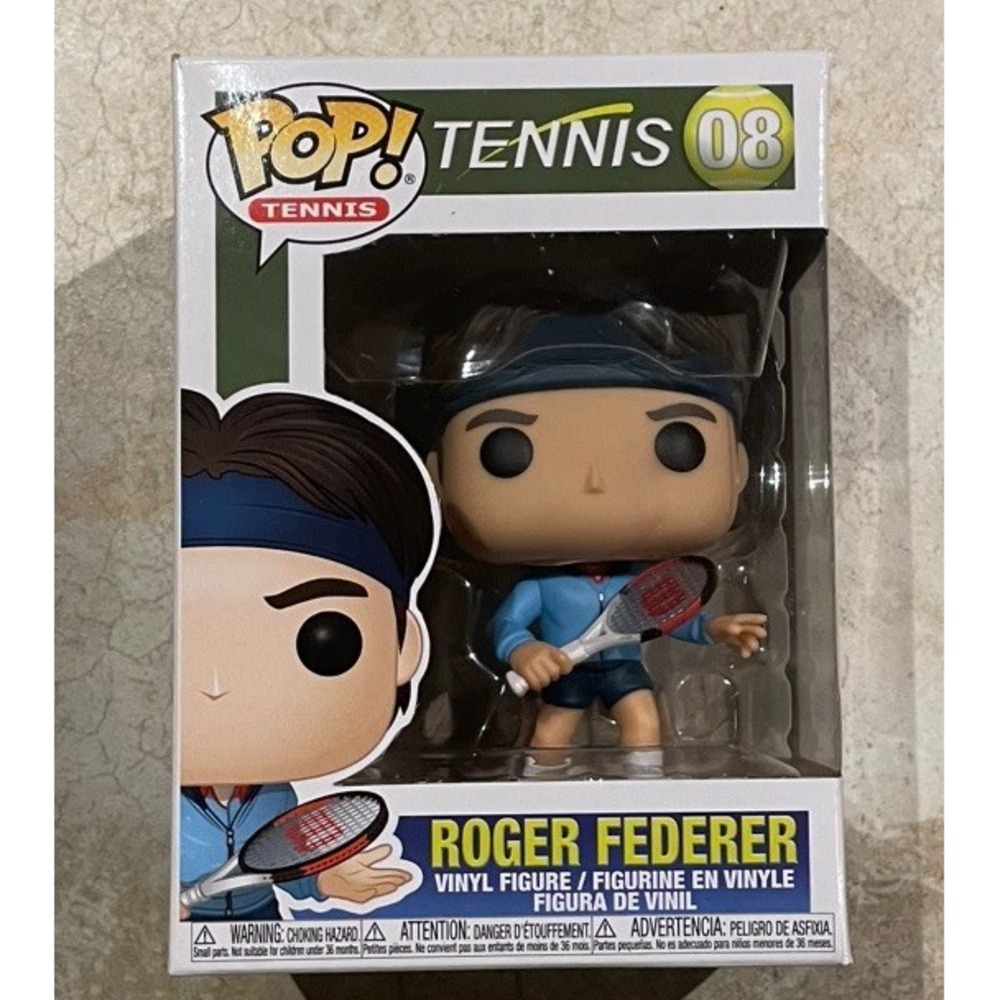 Roger Federer Tennis Funko Pop #8 VAULTED BNIB